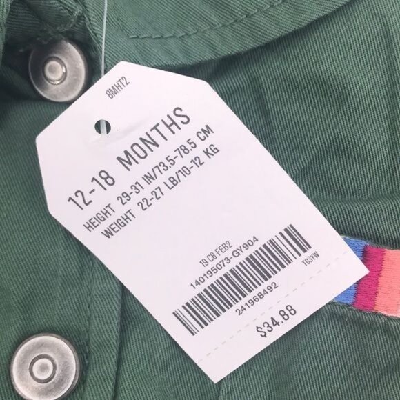 NWT Crazy 8 Girls Size 12-18 Months Jacket - Picture 3 of 3